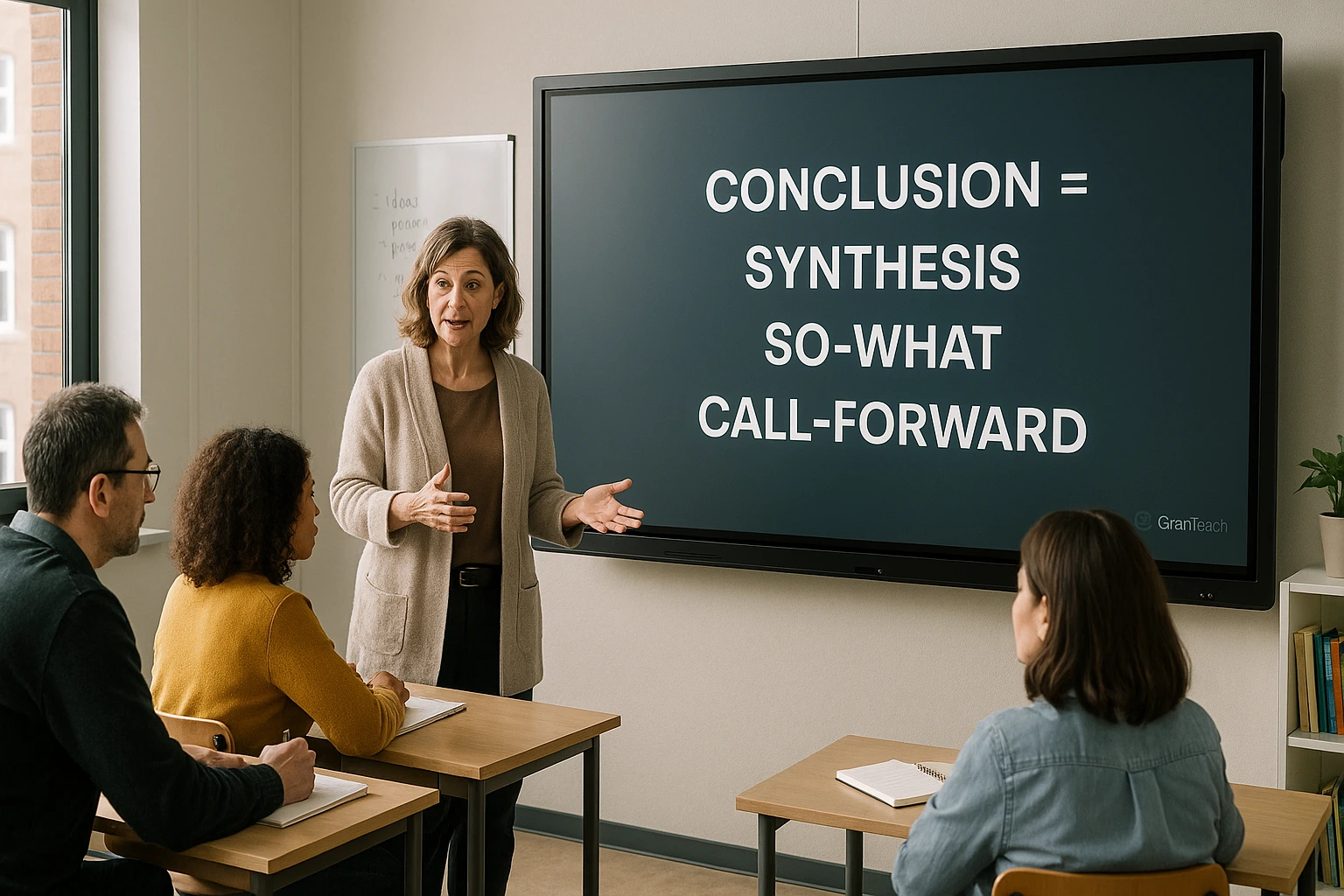 نتیجه‌گیری مقاله با تاکید بر synthesis و نه صرفاً restatement