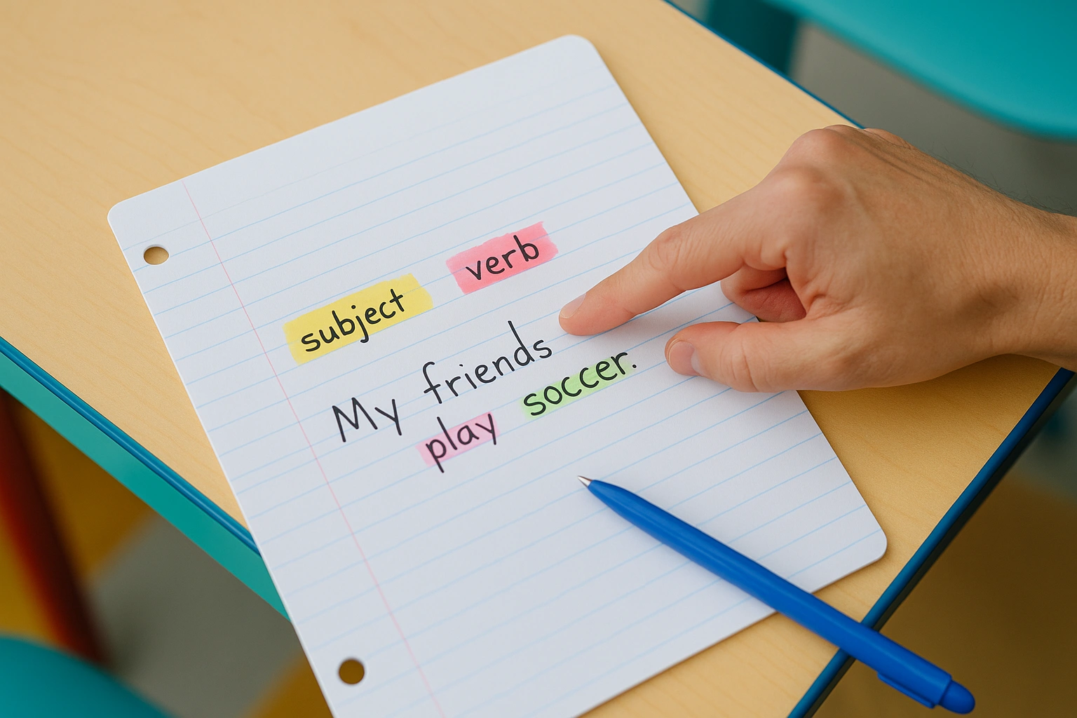 worksheet تحلیل ساختار جمله