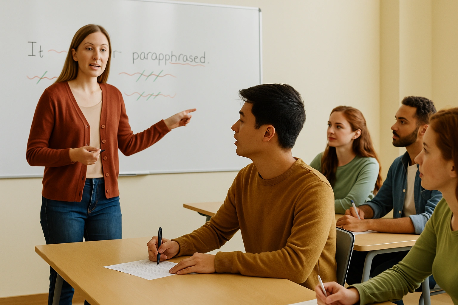 نمونه خطاهای رایج در پارافریز زبان‌آموزان