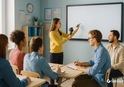 برندسازی دیجیتال معلم زبان در کلاس آنلاین