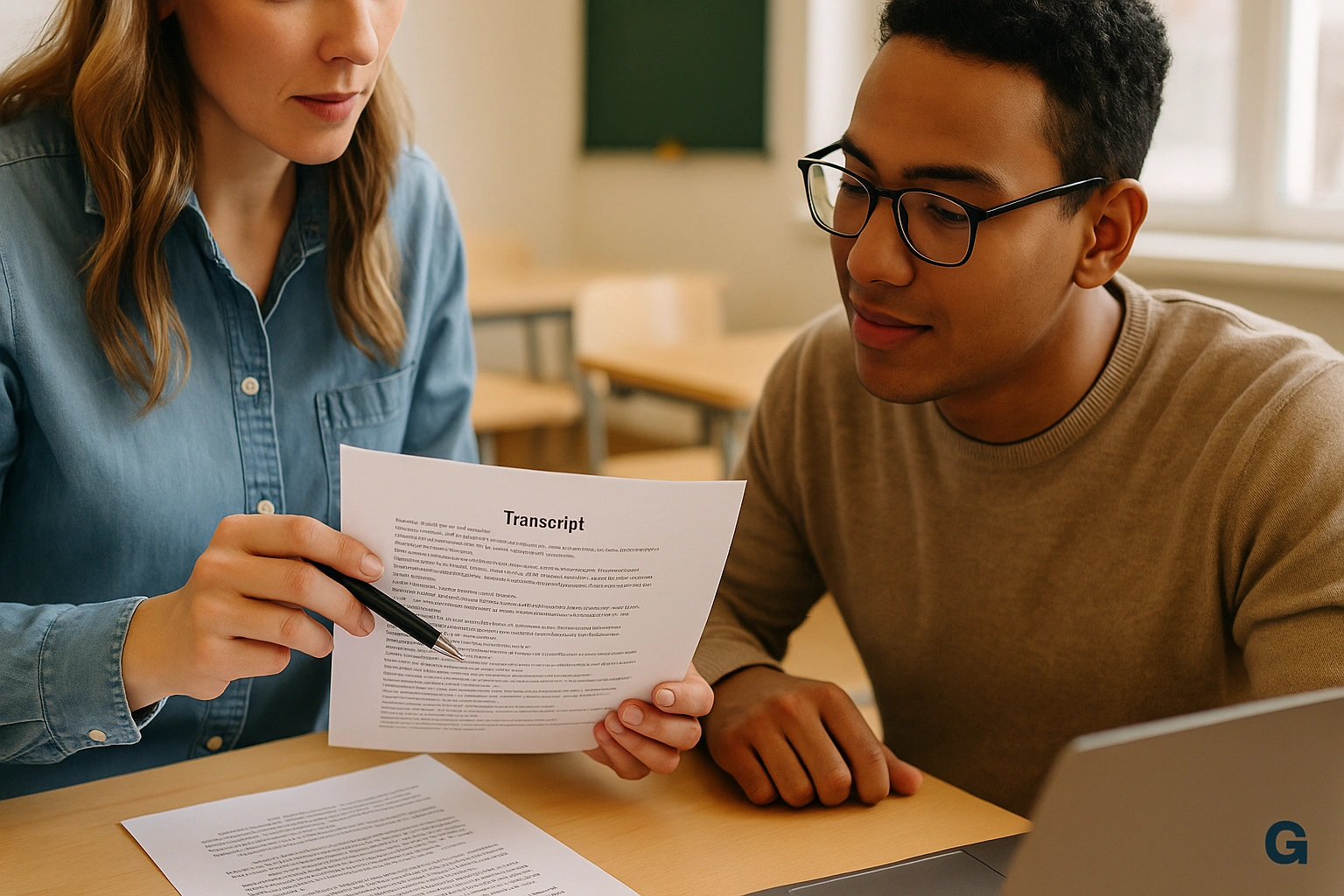 بررسی تمرین ترنسکریپشن در کلاس