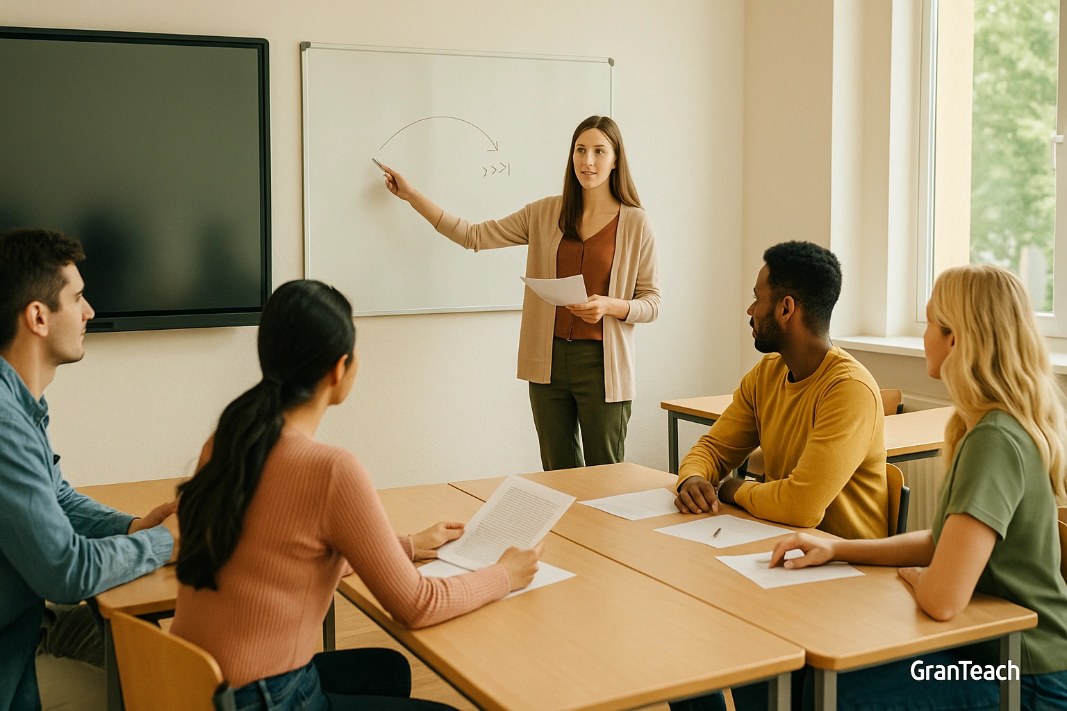 دانشجوها در حال اسکن متن برای پاسخ به سؤالات جزئی
