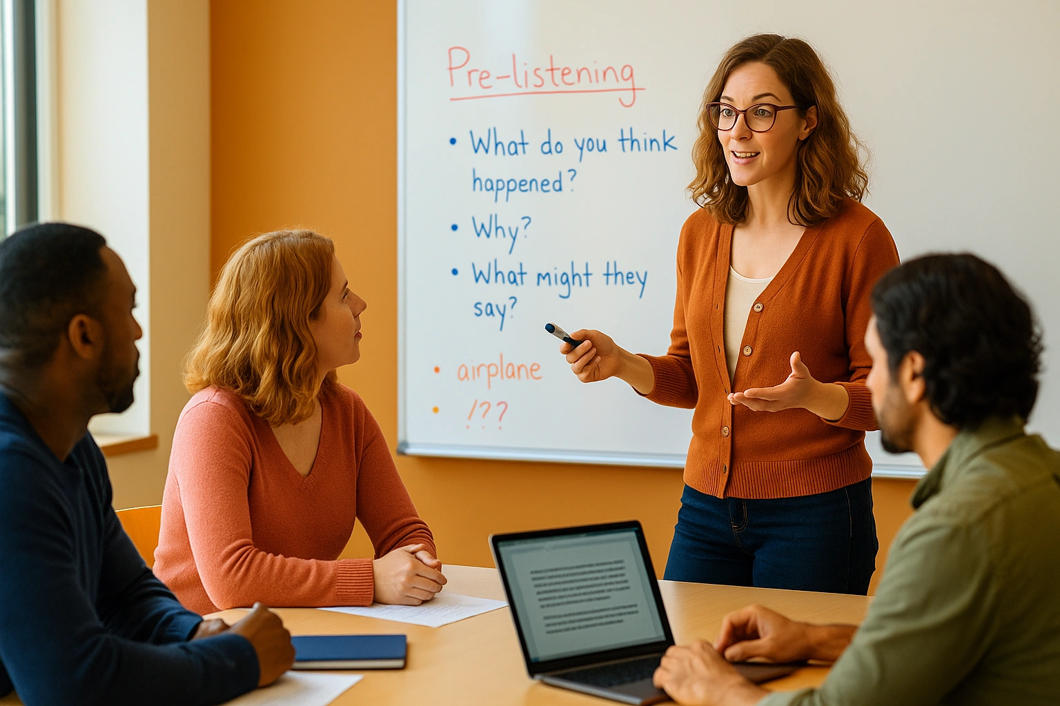 فعالیت pre-listening