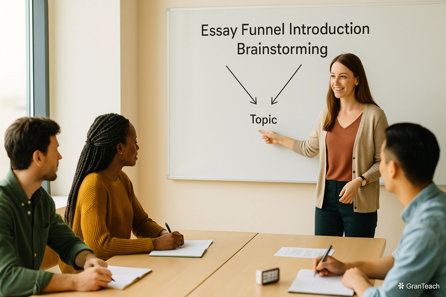 funnel introduction example in ESL writing class