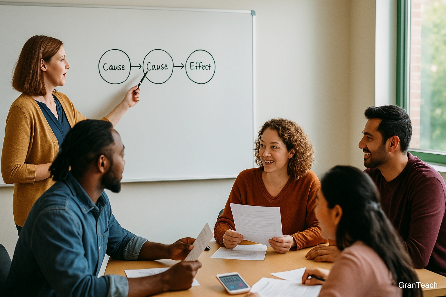 نمودار chain و block در مقاله Cause & Effect