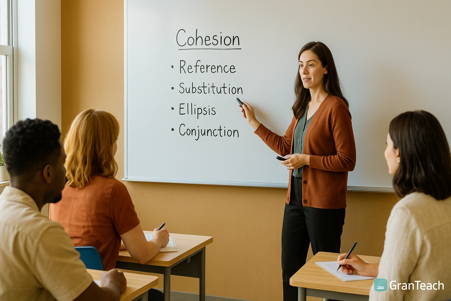 آموزش cohesive devices برای افزایش درک متن