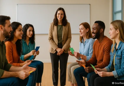 یادداشت‌برداری کارت‌محور در مناظره انگلیسی با استفاده از کارت‌های رنگی