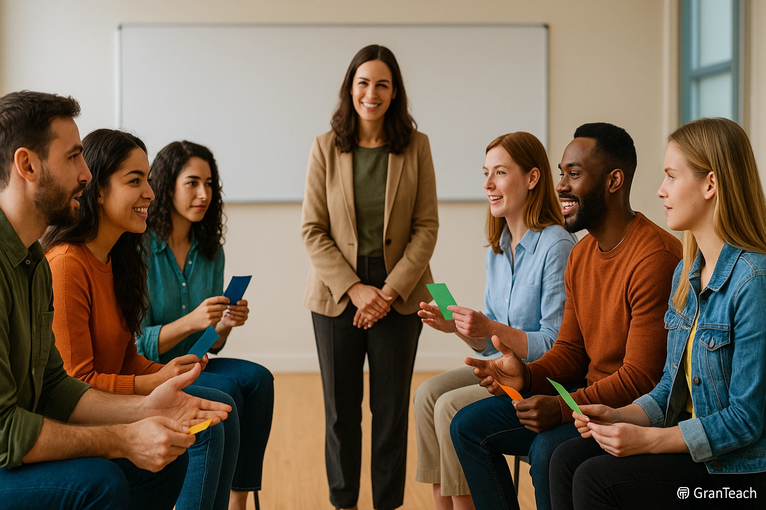 یادداشت‌برداری کارت‌محور در مناظره انگلیسی با استفاده از کارت‌های رنگی